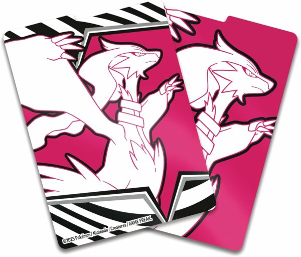 Pokémon: Caja de Entrenador Élite de Escarlata y Púrpura-Llama Blanca: Reshiram de JCC (1 Carta de promoción con ilustración expandida de Tornadus, 9 Sobres de Mejora y Accesorios prémium) - Image 9